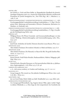 Bild der Seite - 445 - in Bauhaus in Wien? - Möbeldesign, Innenraumgestaltung und Architektur der Wiener Ateliergemeinschaft von Friedl Dicker und Franz Singer