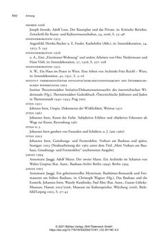 Bild der Seite - 450 - in Bauhaus in Wien? - Möbeldesign, Innenraumgestaltung und Architektur der Wiener Ateliergemeinschaft von Friedl Dicker und Franz Singer