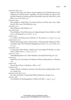 Bild der Seite - 457 - in Bauhaus in Wien? - Möbeldesign, Innenraumgestaltung und Architektur der Wiener Ateliergemeinschaft von Friedl Dicker und Franz Singer