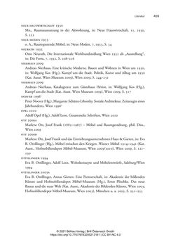 Bild der Seite - 459 - in Bauhaus in Wien? - Möbeldesign, Innenraumgestaltung und Architektur der Wiener Ateliergemeinschaft von Friedl Dicker und Franz Singer