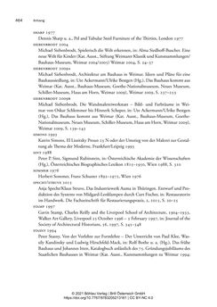 Bild der Seite - 464 - in Bauhaus in Wien? - Möbeldesign, Innenraumgestaltung und Architektur der Wiener Ateliergemeinschaft von Friedl Dicker und Franz Singer