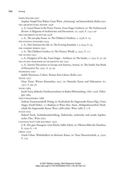 Image of the Page - 466 - in Bauhaus in Wien? - Möbeldesign, Innenraumgestaltung und Architektur der Wiener Ateliergemeinschaft von Friedl Dicker und Franz Singer