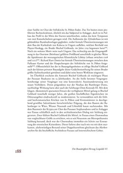 Bild der Seite - 188 - in Die Baukunst des 13. Jahrhunderts in Österreich