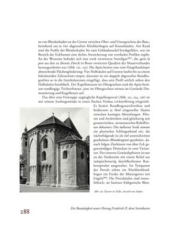 Image of the Page - 288 - in Die Baukunst des 13. Jahrhunderts in Österreich
