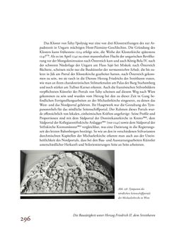 Image of the Page - 296 - in Die Baukunst des 13. Jahrhunderts in Österreich