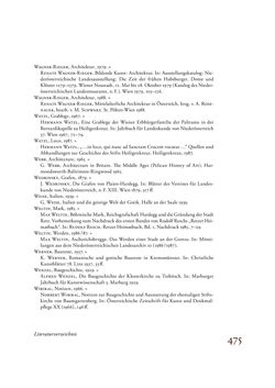 Bild der Seite - 475 - in Die Baukunst des 13. Jahrhunderts in Österreich