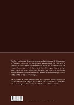 Image of the Page - Einband hinten - in Die Baukunst des 13. Jahrhunderts in Österreich