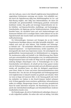 Bild der Seite - 15 - in Baustelle Elektromobilität - Sozialwissenschaftliche Perspektiven auf die Transformation der (Auto-)Mobilität