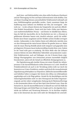 Image of the Page - 20 - in Baustelle Elektromobilität - Sozialwissenschaftliche Perspektiven auf die Transformation der (Auto-)Mobilität