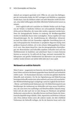 Image of the Page - 22 - in Baustelle Elektromobilität - Sozialwissenschaftliche Perspektiven auf die Transformation der (Auto-)Mobilität