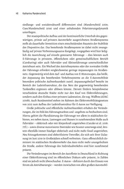 Image of the Page - 46 - in Baustelle Elektromobilität - Sozialwissenschaftliche Perspektiven auf die Transformation der (Auto-)Mobilität