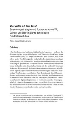 Image of the Page - 69 - in Baustelle Elektromobilität - Sozialwissenschaftliche Perspektiven auf die Transformation der (Auto-)Mobilität