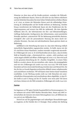Image of the Page - 80 - in Baustelle Elektromobilität - Sozialwissenschaftliche Perspektiven auf die Transformation der (Auto-)Mobilität