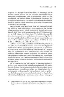 Image of the Page - 83 - in Baustelle Elektromobilität - Sozialwissenschaftliche Perspektiven auf die Transformation der (Auto-)Mobilität