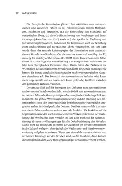 Image of the Page - 102 - in Baustelle Elektromobilität - Sozialwissenschaftliche Perspektiven auf die Transformation der (Auto-)Mobilität