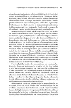Image of the Page - 105 - in Baustelle Elektromobilität - Sozialwissenschaftliche Perspektiven auf die Transformation der (Auto-)Mobilität