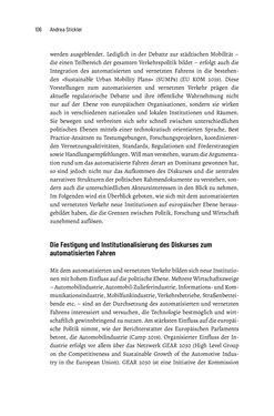 Image of the Page - 106 - in Baustelle Elektromobilität - Sozialwissenschaftliche Perspektiven auf die Transformation der (Auto-)Mobilität
