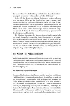 Bild der Seite - 126 - in Baustelle Elektromobilität - Sozialwissenschaftliche Perspektiven auf die Transformation der (Auto-)Mobilität