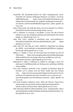 Bild der Seite - 134 - in Baustelle Elektromobilität - Sozialwissenschaftliche Perspektiven auf die Transformation der (Auto-)Mobilität