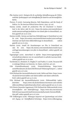 Bild der Seite - 135 - in Baustelle Elektromobilität - Sozialwissenschaftliche Perspektiven auf die Transformation der (Auto-)Mobilität