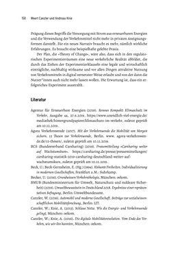 Image of the Page - 158 - in Baustelle Elektromobilität - Sozialwissenschaftliche Perspektiven auf die Transformation der (Auto-)Mobilität