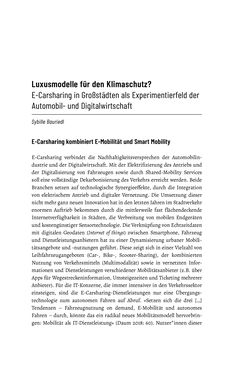 Image of the Page - 161 - in Baustelle Elektromobilität - Sozialwissenschaftliche Perspektiven auf die Transformation der (Auto-)Mobilität