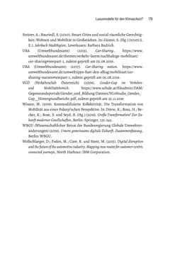 Image of the Page - 179 - in Baustelle Elektromobilität - Sozialwissenschaftliche Perspektiven auf die Transformation der (Auto-)Mobilität