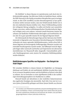 Image of the Page - 182 - in Baustelle Elektromobilität - Sozialwissenschaftliche Perspektiven auf die Transformation der (Auto-)Mobilität