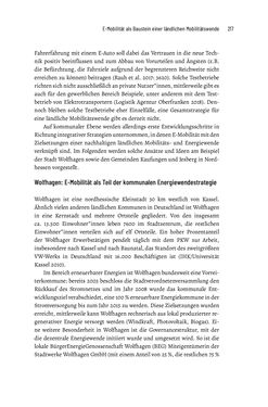Bild der Seite - 217 - in Baustelle Elektromobilität - Sozialwissenschaftliche Perspektiven auf die Transformation der (Auto-)Mobilität