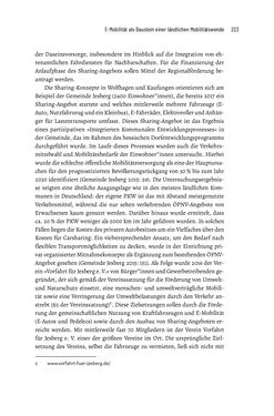 Bild der Seite - 223 - in Baustelle Elektromobilität - Sozialwissenschaftliche Perspektiven auf die Transformation der (Auto-)Mobilität