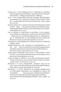 Image of the Page - 227 - in Baustelle Elektromobilität - Sozialwissenschaftliche Perspektiven auf die Transformation der (Auto-)Mobilität