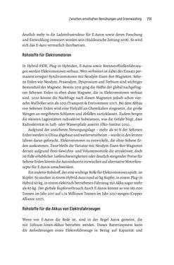 Image of the Page - 259 - in Baustelle Elektromobilität - Sozialwissenschaftliche Perspektiven auf die Transformation der (Auto-)Mobilität