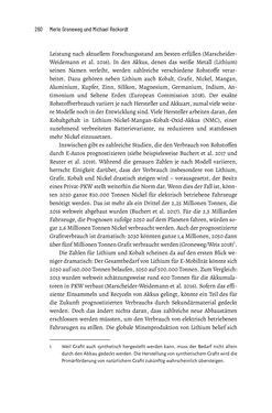 Image of the Page - 260 - in Baustelle Elektromobilität - Sozialwissenschaftliche Perspektiven auf die Transformation der (Auto-)Mobilität