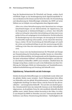 Image of the Page - 264 - in Baustelle Elektromobilität - Sozialwissenschaftliche Perspektiven auf die Transformation der (Auto-)Mobilität