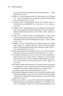 Image of the Page - 304 - in Baustelle Elektromobilität - Sozialwissenschaftliche Perspektiven auf die Transformation der (Auto-)Mobilität