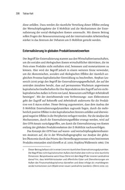 Image of the Page - 308 - in Baustelle Elektromobilität - Sozialwissenschaftliche Perspektiven auf die Transformation der (Auto-)Mobilität