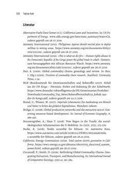 Image of the Page - 322 - in Baustelle Elektromobilität - Sozialwissenschaftliche Perspektiven auf die Transformation der (Auto-)Mobilität