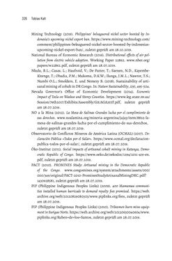 Image of the Page - 326 - in Baustelle Elektromobilität - Sozialwissenschaftliche Perspektiven auf die Transformation der (Auto-)Mobilität