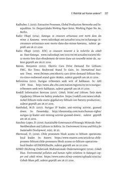 Image of the Page - 327 - in Baustelle Elektromobilität - Sozialwissenschaftliche Perspektiven auf die Transformation der (Auto-)Mobilität