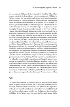 Bild der Seite - 345 - in Baustelle Elektromobilität - Sozialwissenschaftliche Perspektiven auf die Transformation der (Auto-)Mobilität