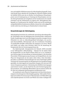Bild der Seite - 356 - in Baustelle Elektromobilität - Sozialwissenschaftliche Perspektiven auf die Transformation der (Auto-)Mobilität