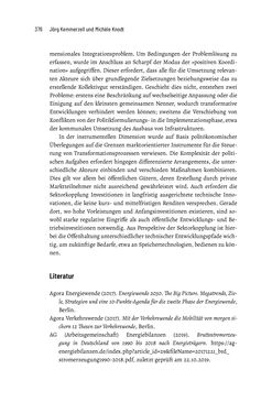 Image of the Page - 376 - in Baustelle Elektromobilität - Sozialwissenschaftliche Perspektiven auf die Transformation der (Auto-)Mobilität