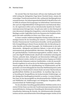 Image of the Page - 384 - in Baustelle Elektromobilität - Sozialwissenschaftliche Perspektiven auf die Transformation der (Auto-)Mobilität