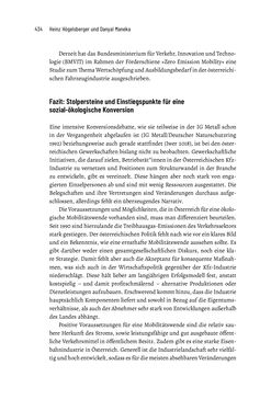 Image of the Page - 434 - in Baustelle Elektromobilität - Sozialwissenschaftliche Perspektiven auf die Transformation der (Auto-)Mobilität