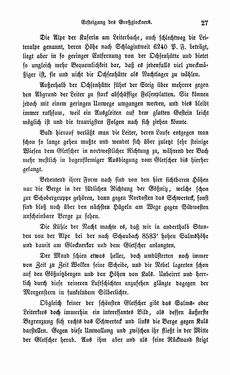 Bild der Seite - 27 - in Berg- und Gletscher-Reisen in den österreichischen Hochalpen