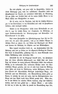 Bild der Seite - 285 - in Berg- und Gletscher-Reisen in den österreichischen Hochalpen