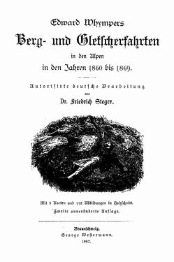 Image of the Page - III - in Berg- und Gletscherfahrten in den Alpen in den Jahren 1860 bis 1869