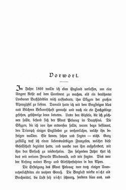 Bild der Seite - V - in Berg- und Gletscherfahrten in den Alpen in den Jahren 1860 bis 1869