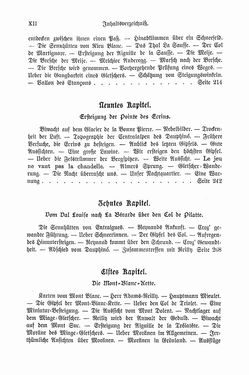 Bild der Seite - XII - in Berg- und Gletscherfahrten in den Alpen in den Jahren 1860 bis 1869