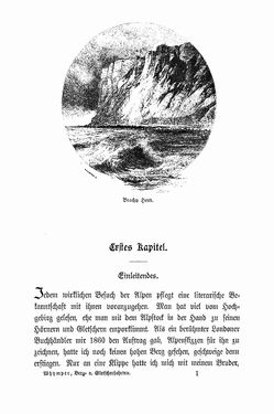 Image of the Page - 1 - in Berg- und Gletscherfahrten in den Alpen in den Jahren 1860 bis 1869